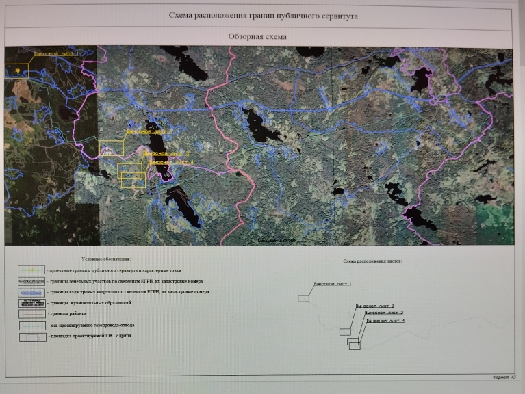 О возможном установлении публичного сервитута.